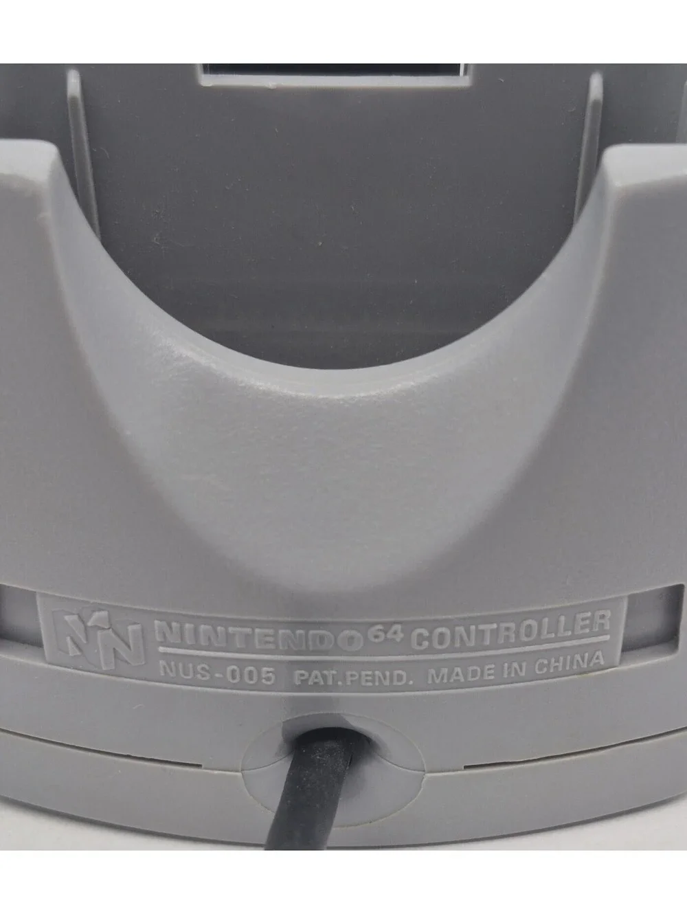 Nintendo 64 Controller N64 Wired OEM Authentic Joystick NUS-005 Gray - TESTED!